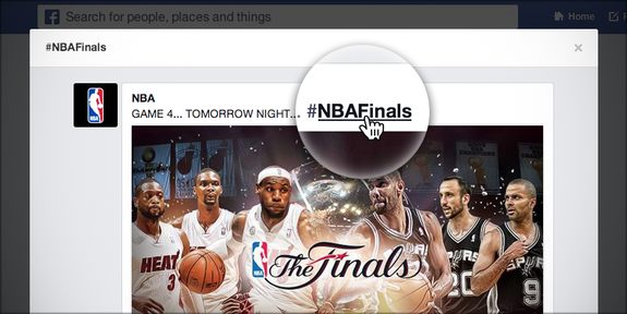 2013 NBA Finals Facebook Hashtags